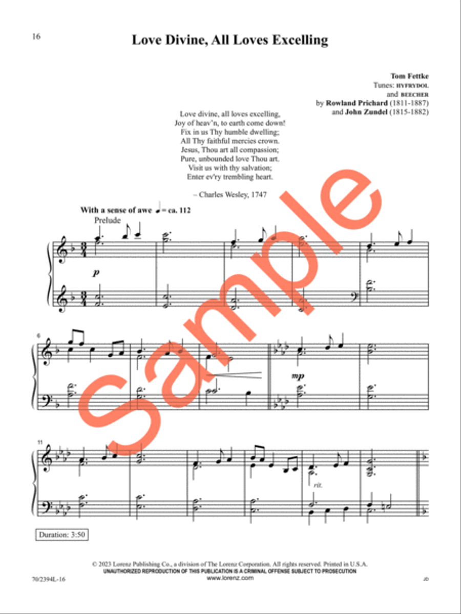Refreshing Piano Solo scores gallery preview page 14