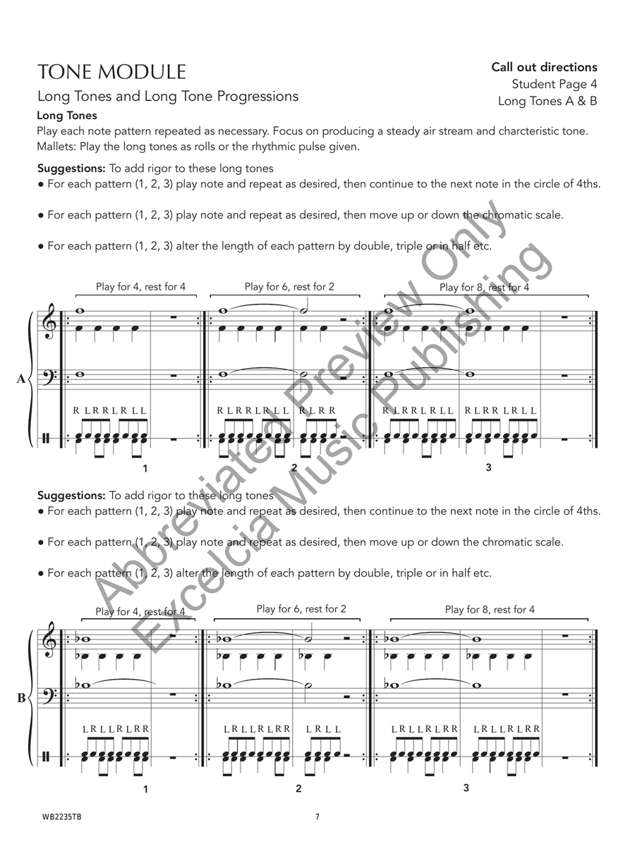 The Complete Warm-Up for Band B-Flat Trumpet scores gallery preview page 8