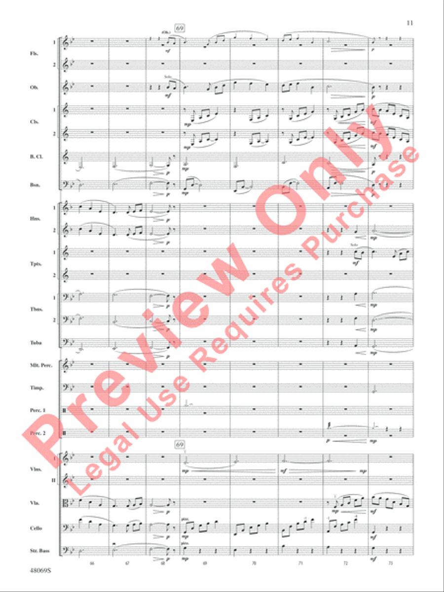 Nostalgia Full Orchestra scores gallery preview page 12