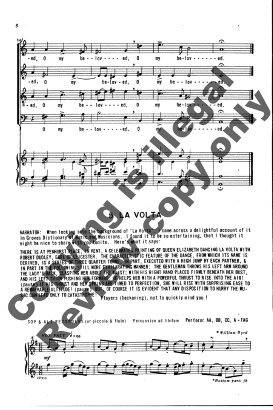 Her Majesty's Delight 4-Part scores gallery preview page 9
