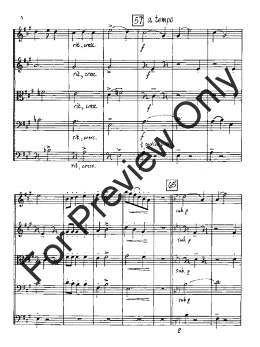 Suite for String Orchestra (Score) String Orchestra scores gallery preview page 9