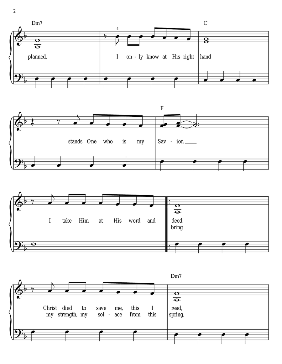 My Savior My God My Savior My God Voice scores gallery preview page 2
