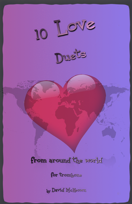 Book cover for 10 Love Duets for Trombone