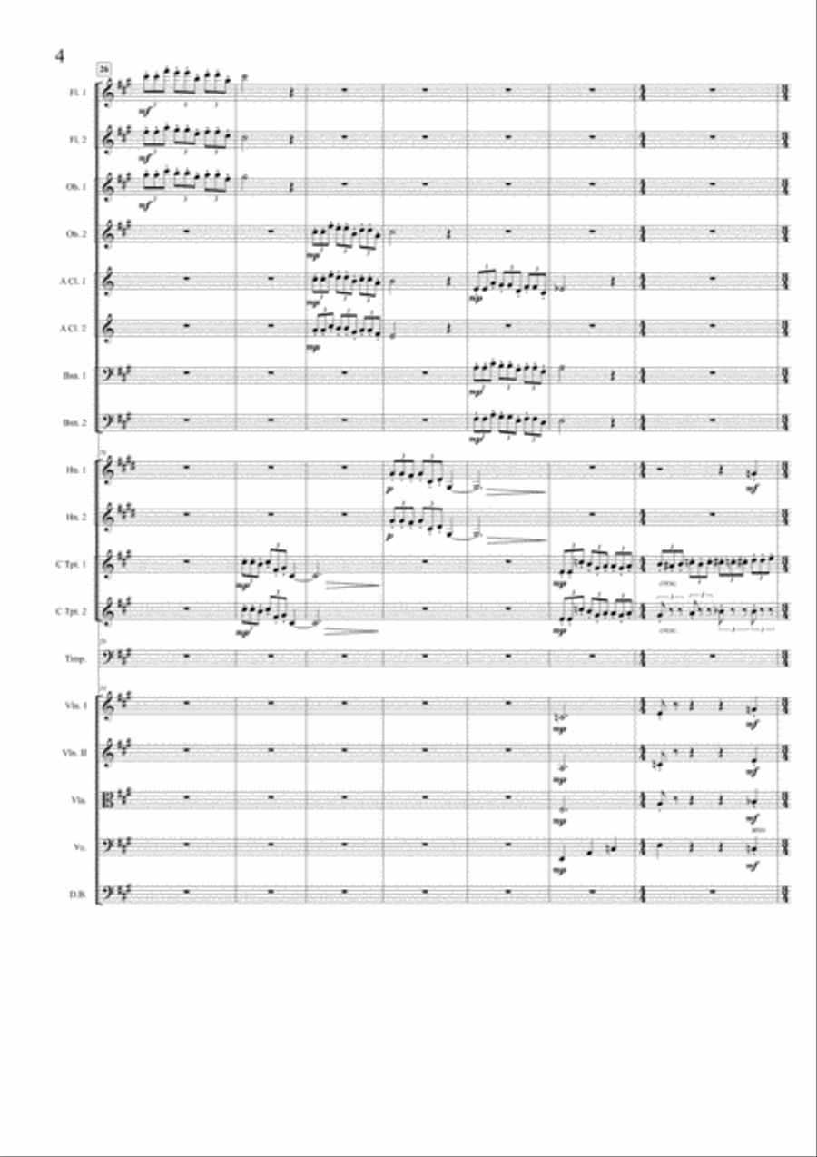 Cisterna - score only