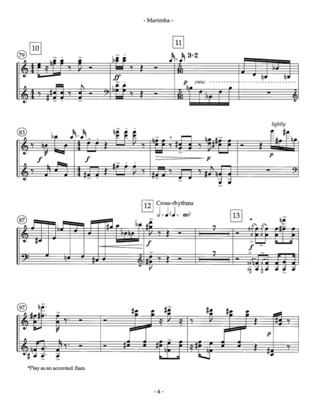 Marimba Concerto (Marimba Part)