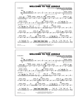 Welcome To The Jungle - Snare Drum