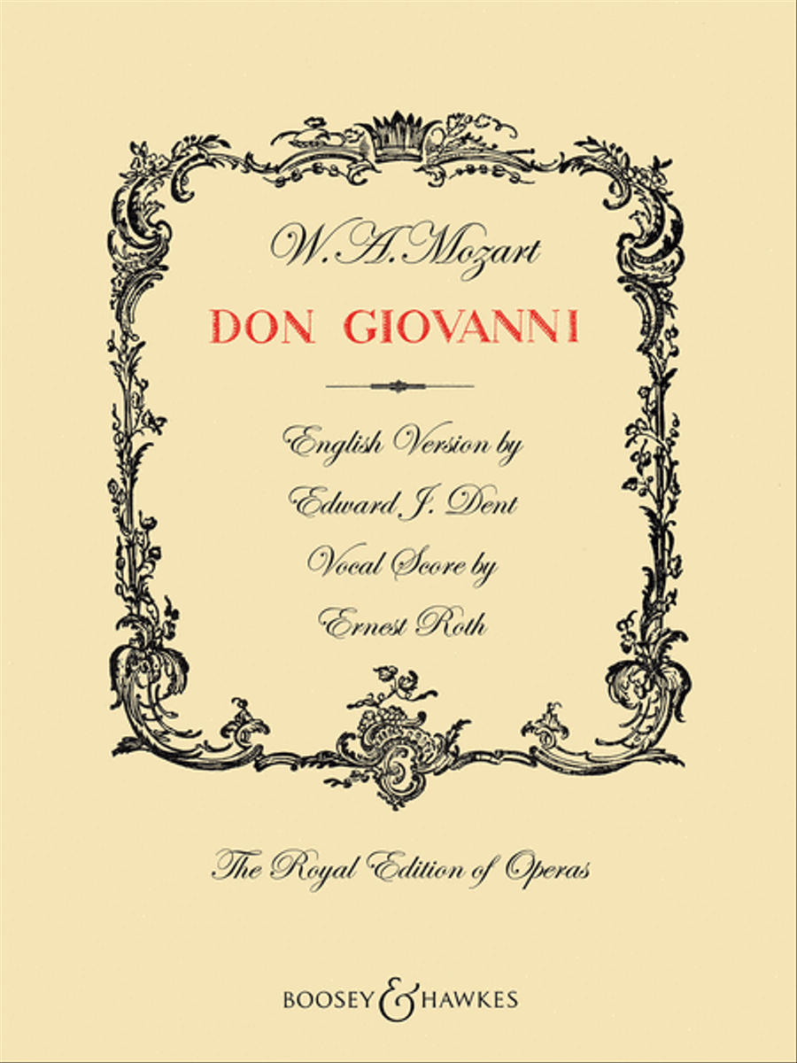 Don Giovanni Don Giovanni Voice scores gallery preview page 1