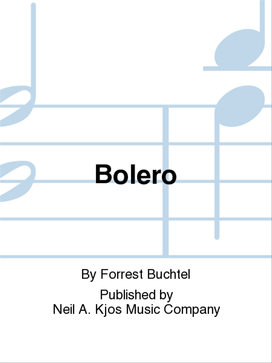 Bolero Tenor Saxophone scores gallery preview page 1