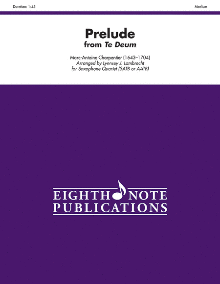 Prelude (from Te Deum)