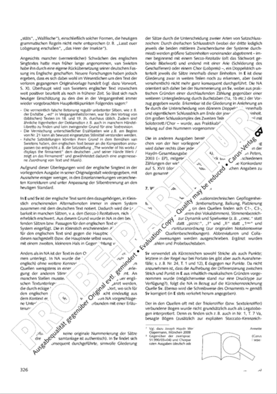 The Creation (Die Schopfung) 4-Part scores gallery preview page 346