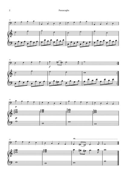 Passacaglia by Handel/Halvorsen - Trombone & Piano image number null