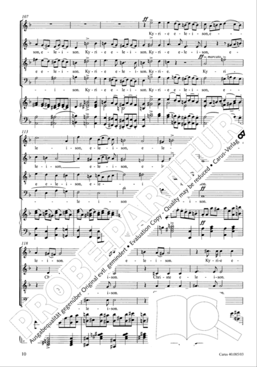 Missa pro defunctis Missa pro defunctis 4-Part scores gallery preview page 11