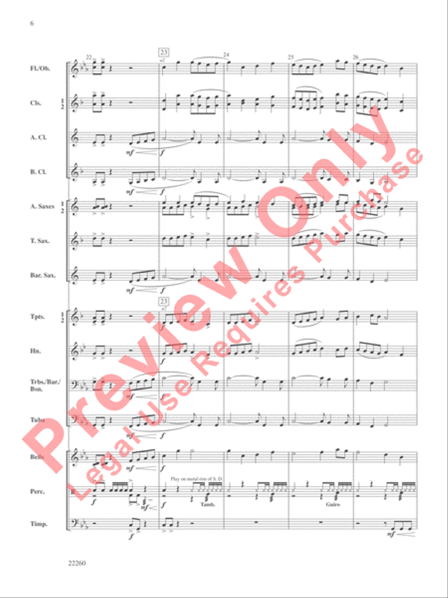 Bold Journey Bold Journey Concert Band scores gallery preview page 7
