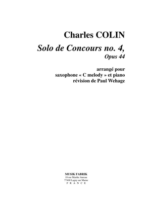 Solo de Concours no. 4, Opus 44