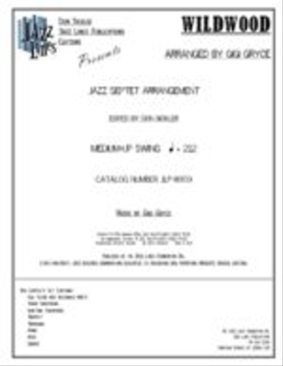Wildwood Wildwood Jazz Ensemble scores gallery preview page 1