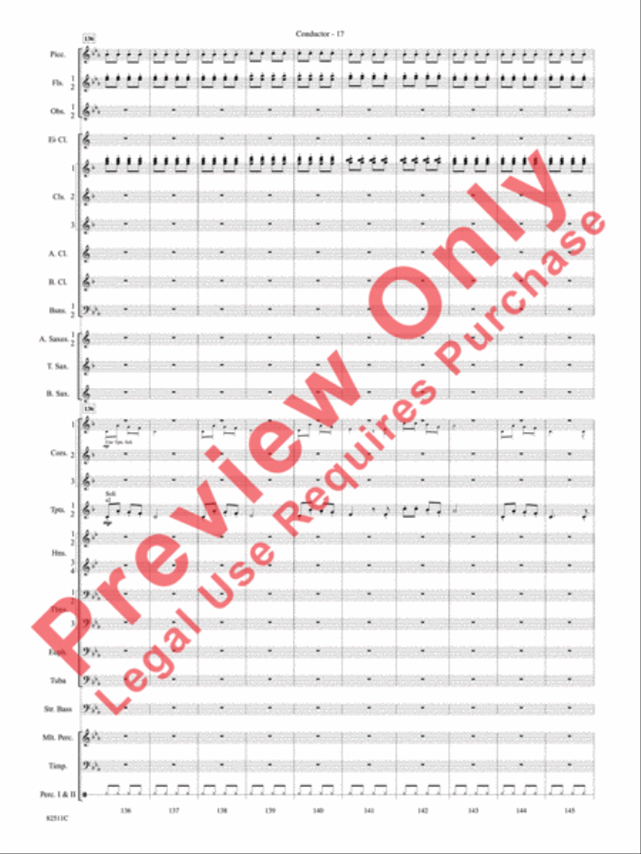 A Christmas Festival Concert Band scores gallery preview page 20