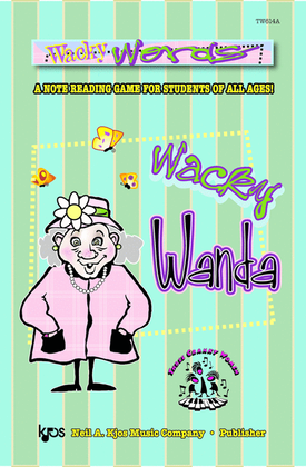 Book cover for Wacky Words starring Wanda (Jumbo Size)
