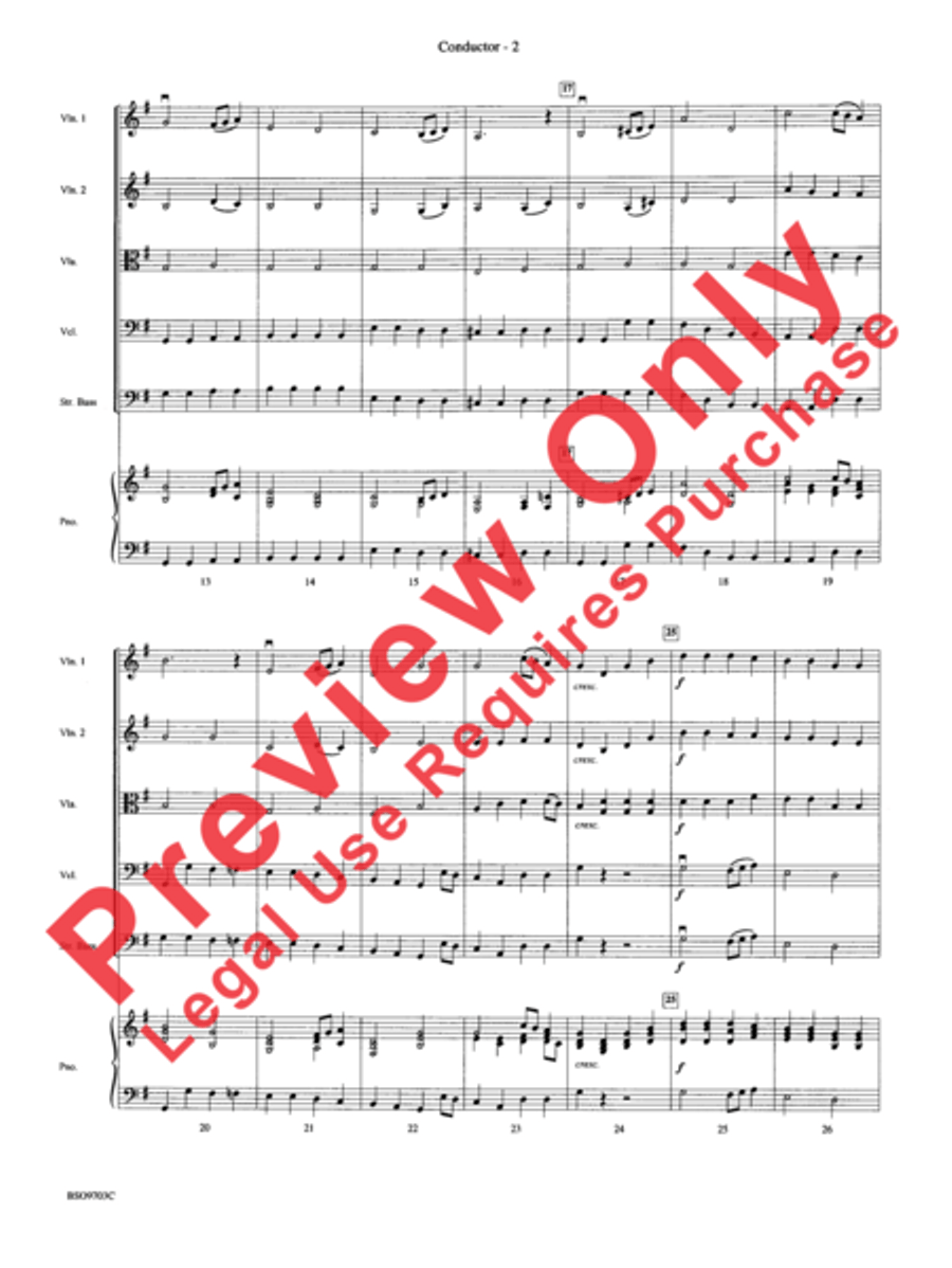 Pomp and Circumstance Pomp and Circumstance String Orchestra scores gallery preview page 4