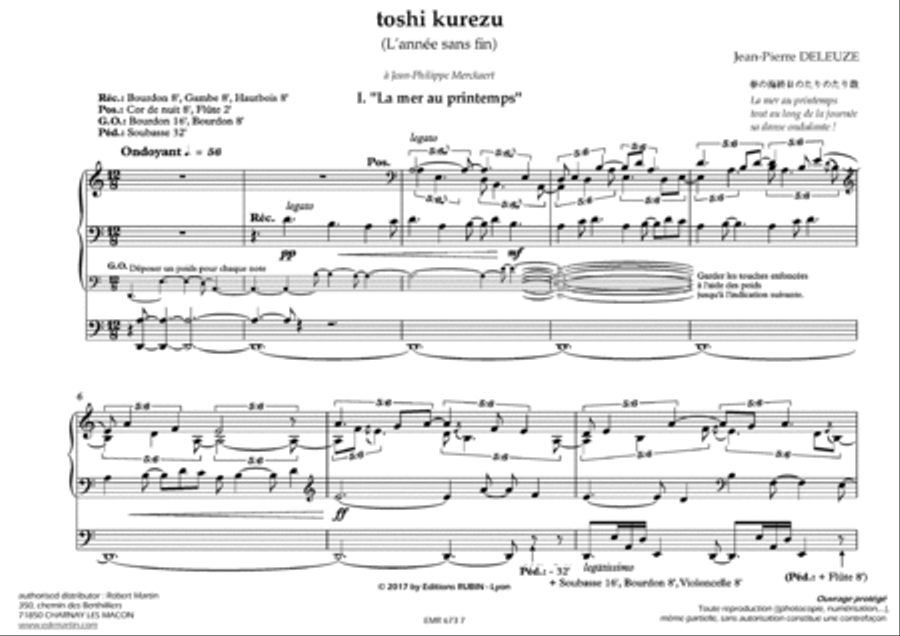 Toshi kurezu Toshi kurezu Organ scores gallery preview page 6