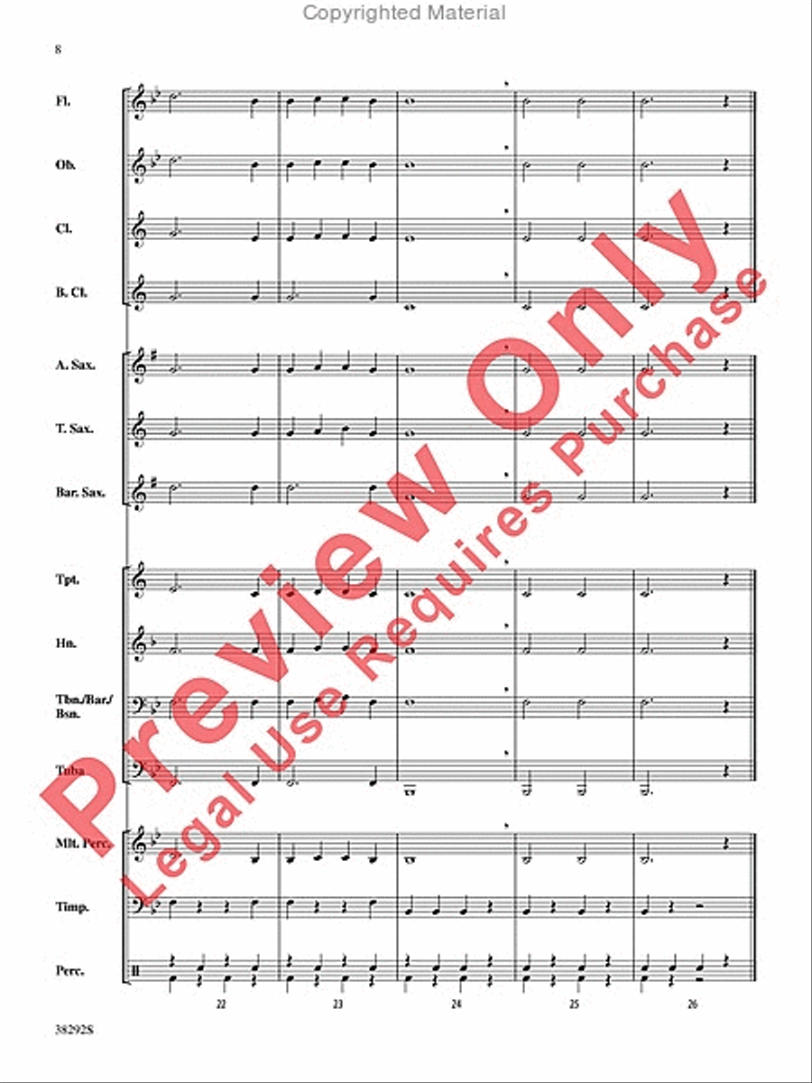 Finlandia Finlandia Concert Band scores gallery preview page 9