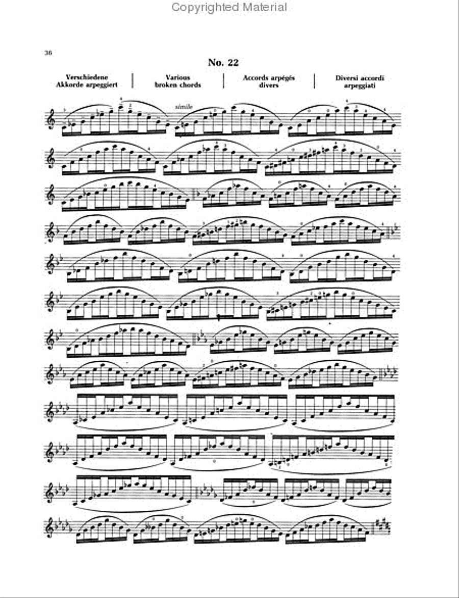 Sevcik Violin Studies – Opus 1, Part 1 Violin scores gallery preview page 4