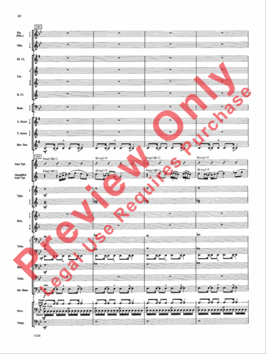 American Jazz Suite American Jazz Suite Concert Band scores gallery preview page 41
