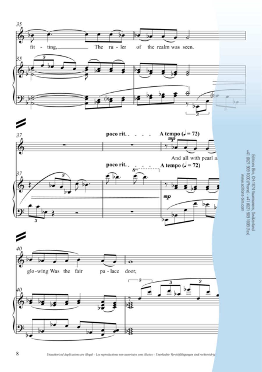 The Haunted Palace Voice Solo scores gallery preview page 7