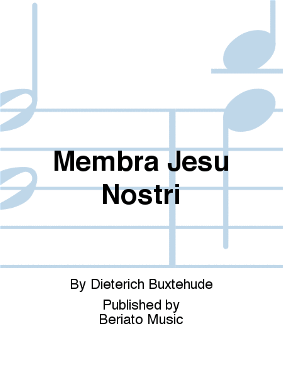 Membra Jesu Nostri SSATB scores gallery preview page 1