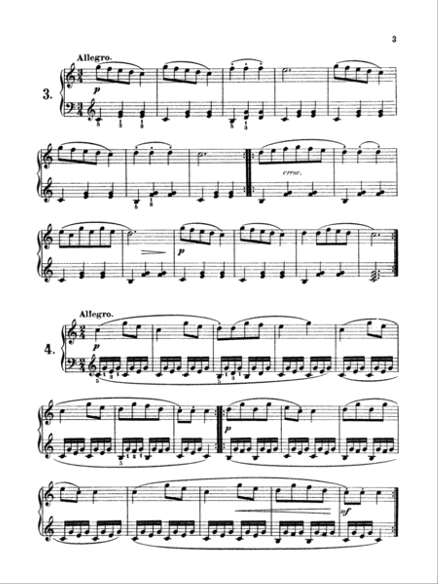 Czerny: Five Finger Studies, Op. 777 Piano Method scores gallery preview page 3