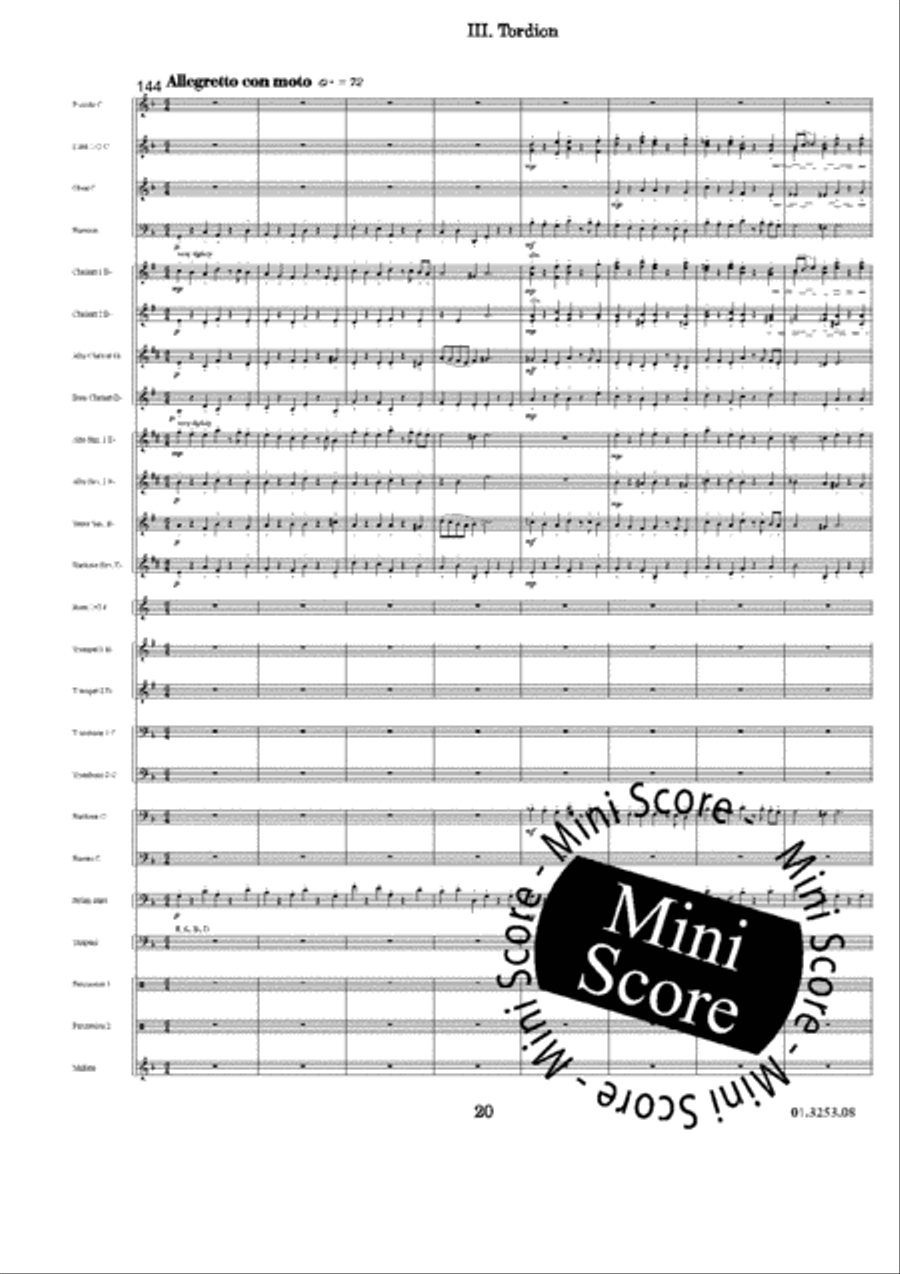 Capriol Suite Concert Band scores gallery preview page 24