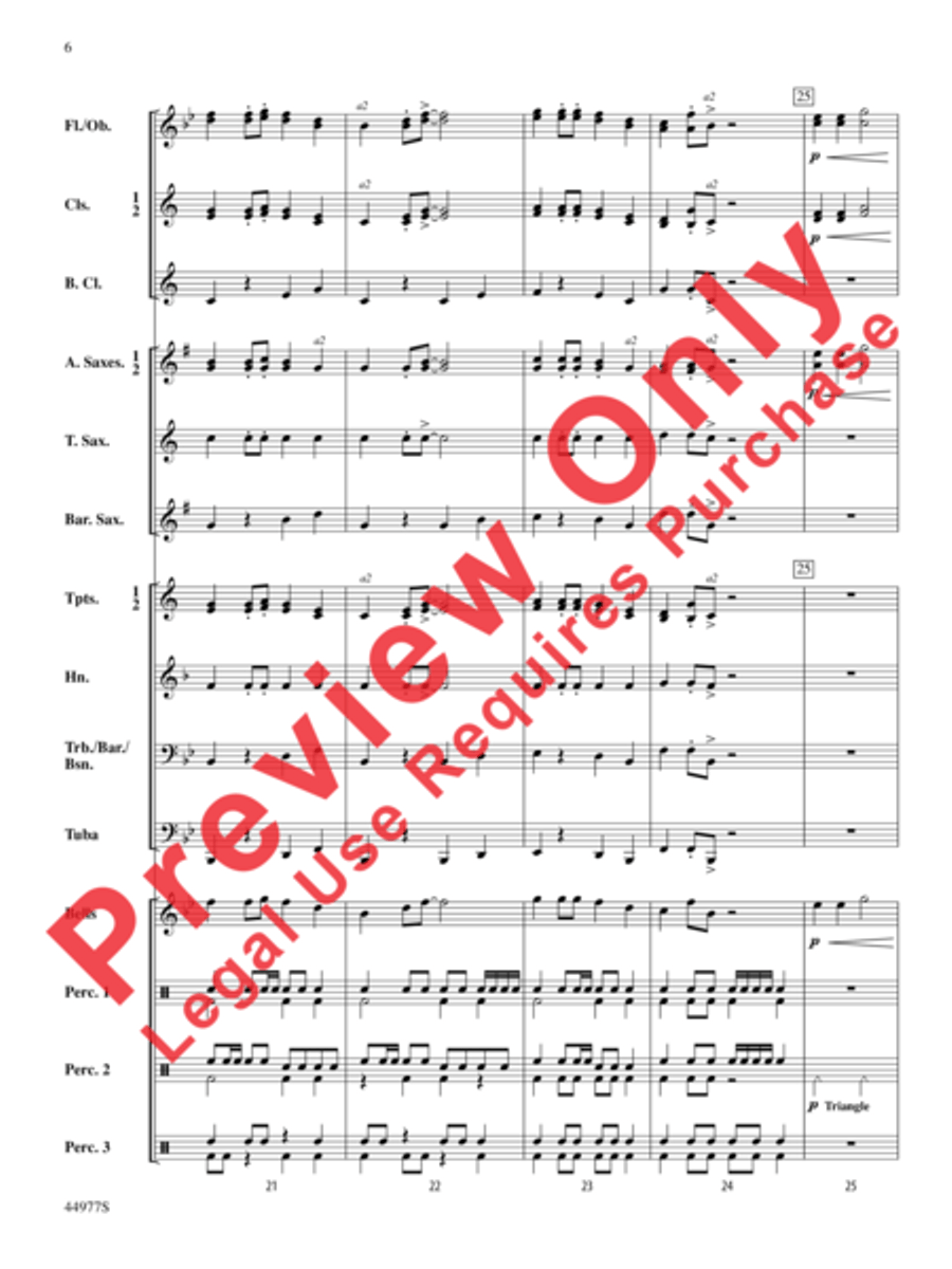 Fiesta on the Housetop Fiesta on the Housetop Concert Band scores gallery preview page 15