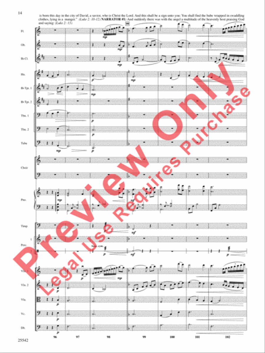 Glory to the Newborn King! Choir scores gallery preview page 15