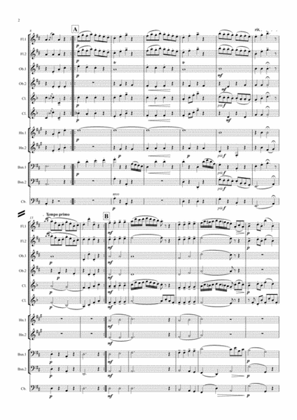 Gossec: Gavotte from Opera "Rosine" RH318 - symphonic wind/bass image number null