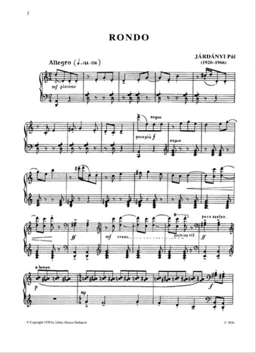 Rondo Piano Solo scores gallery preview page 2