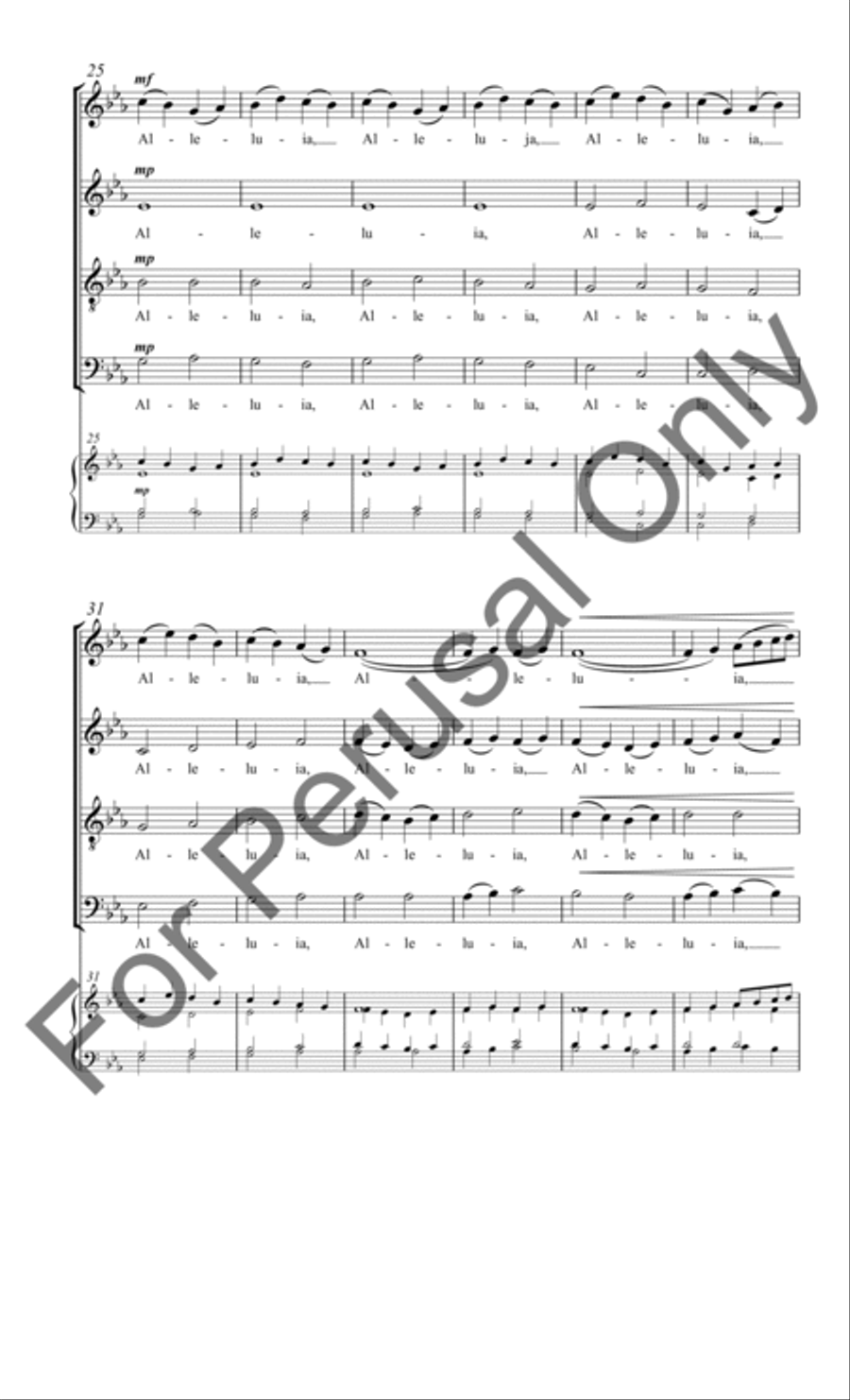 Alleluia! Divisi scores gallery preview page 4