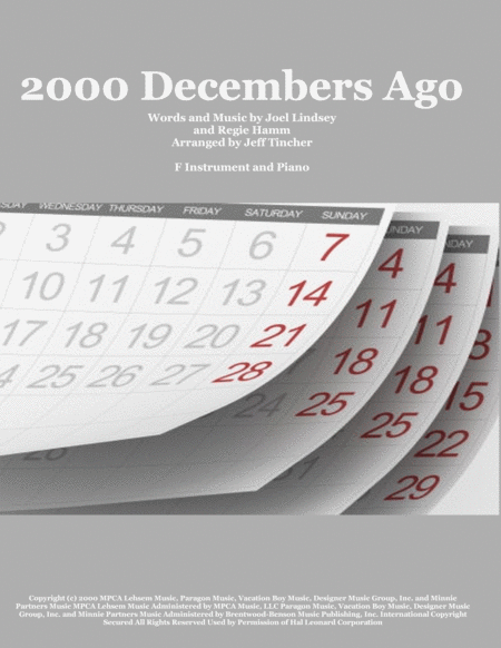 2000 Decembers Ago image number null