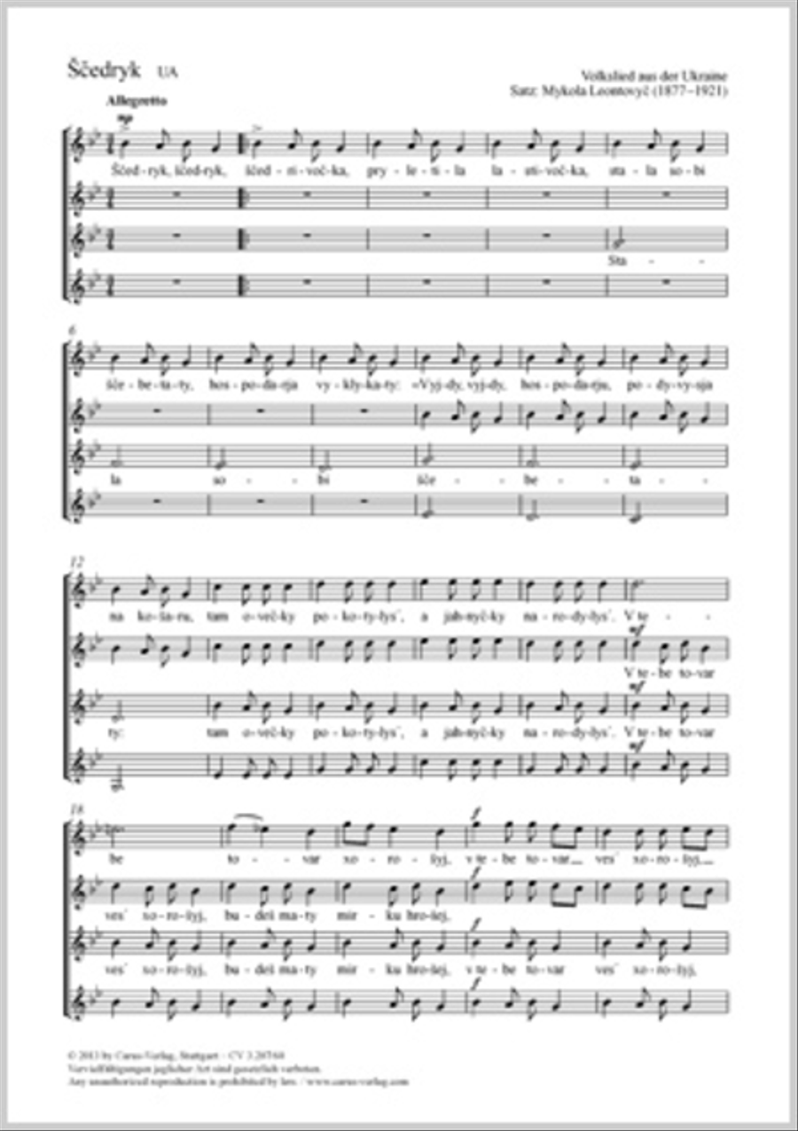 Scedryk SSAA scores gallery preview page 1