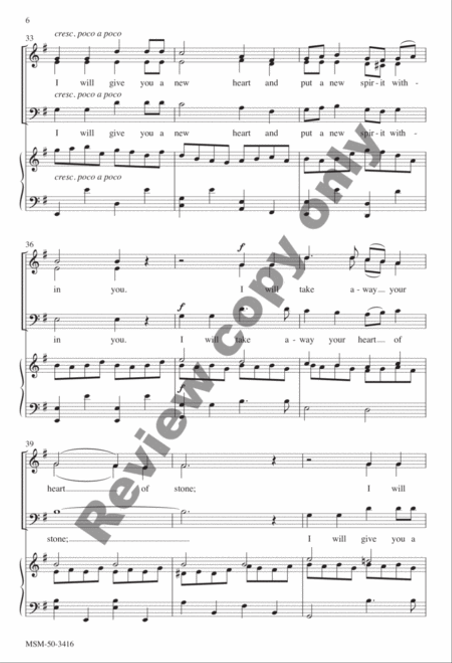 A New Heart 3-Part scores gallery preview page 13