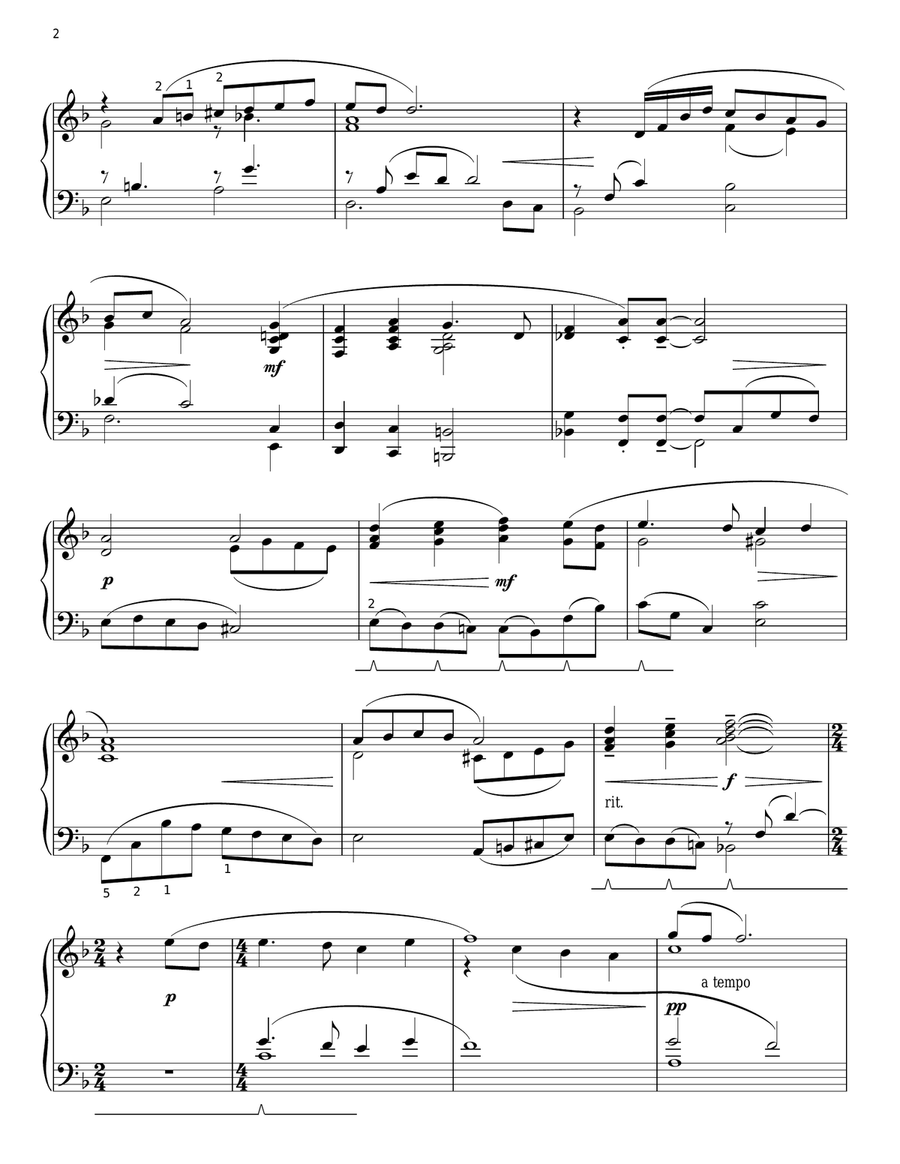 Yesterday (arr. Phillip Keveren) Piano Solo scores gallery preview page 2