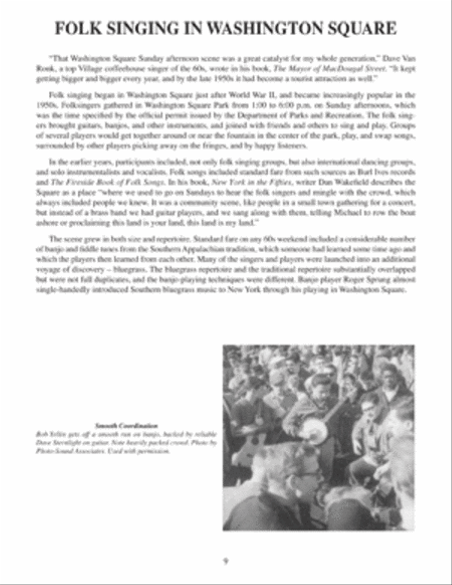 Greenwich Village - The Happy Folk Singing Days 1950s and 1960s Guitar scores gallery preview page 6