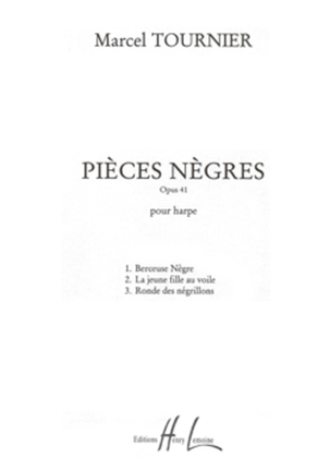 Book cover for Pieces negres (3) Op. 41