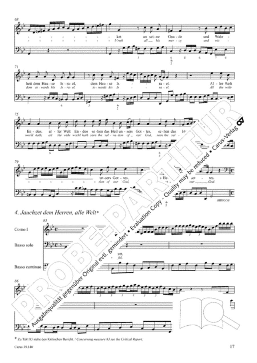 Sing to the Lord a new song (Singet dem Herrn ein neues Lied) 4-Part scores gallery preview page 18