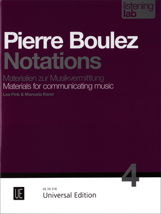 Book cover for Pierre Boulez: Notations