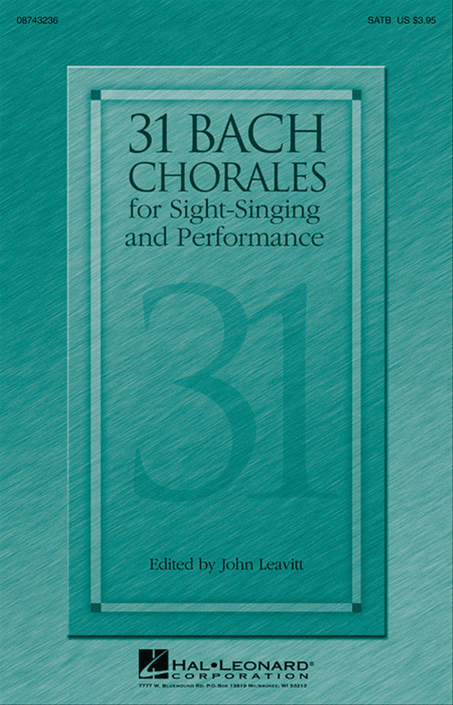 31 Bach Chorales for Sight-Singing and Performance image number null