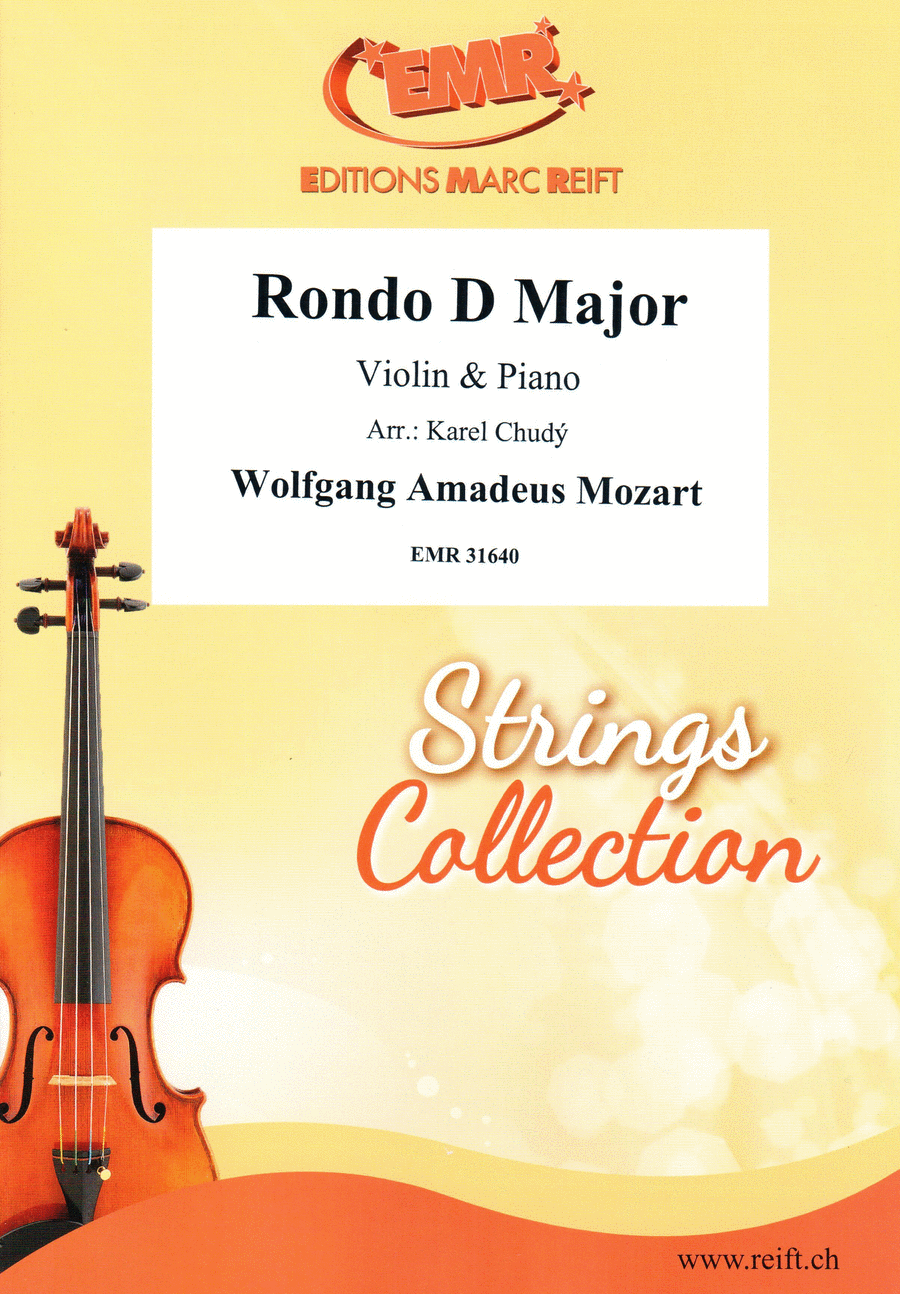 Rondo D Major Violin Solo scores gallery preview page 1