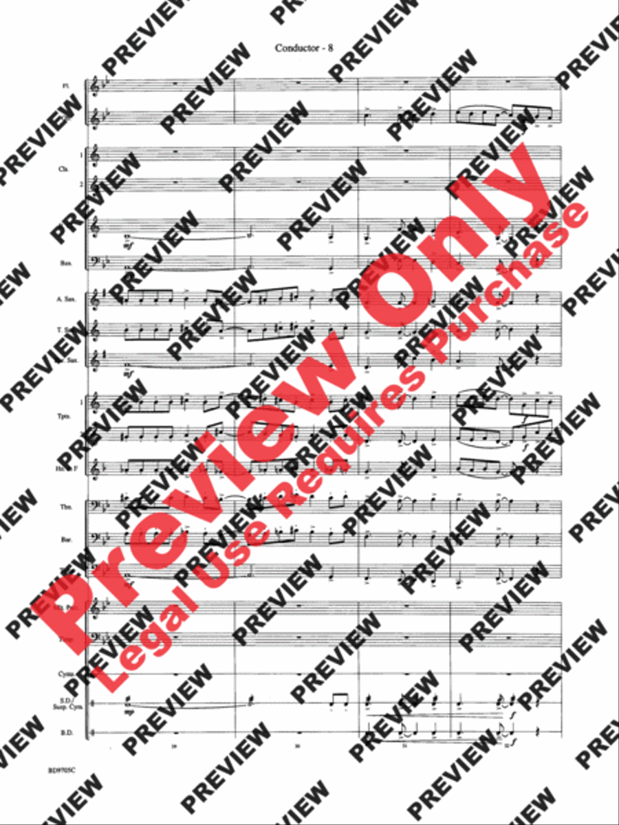 High Sierras High Sierras Concert Band scores gallery preview page 10