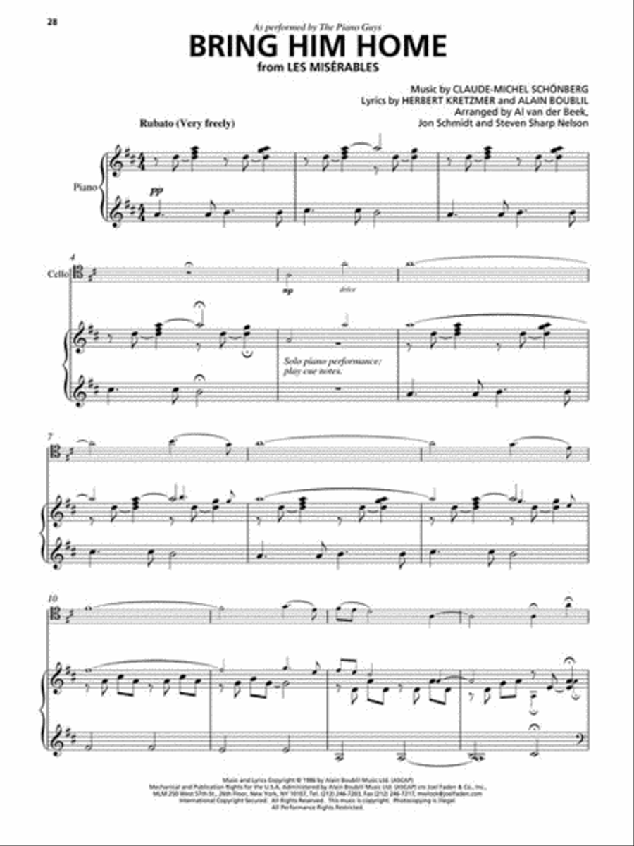 The Piano Guys Cello scores gallery preview page 5