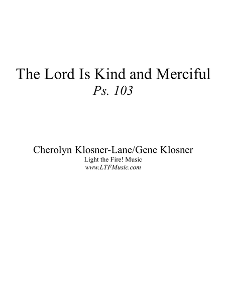 The Lord Is Kind and Merciful (Ps. 103) [Octavo - Complete Package] image number null