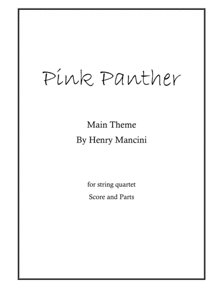 The Pink Panther from THE PINK PANTHER image number null