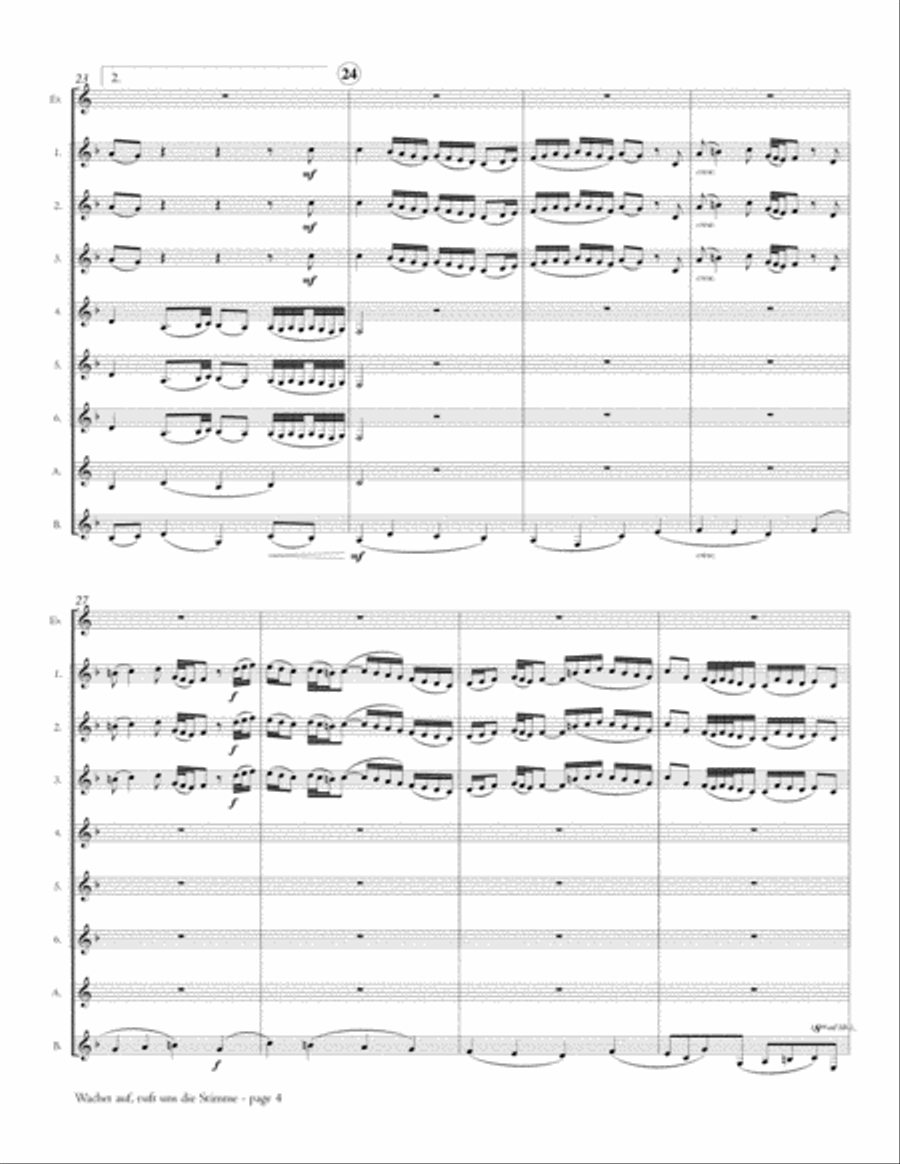 Tre Corali Per Organo Trascrizione Per Orchestra Woodwind Ensemble scores gallery preview page 5